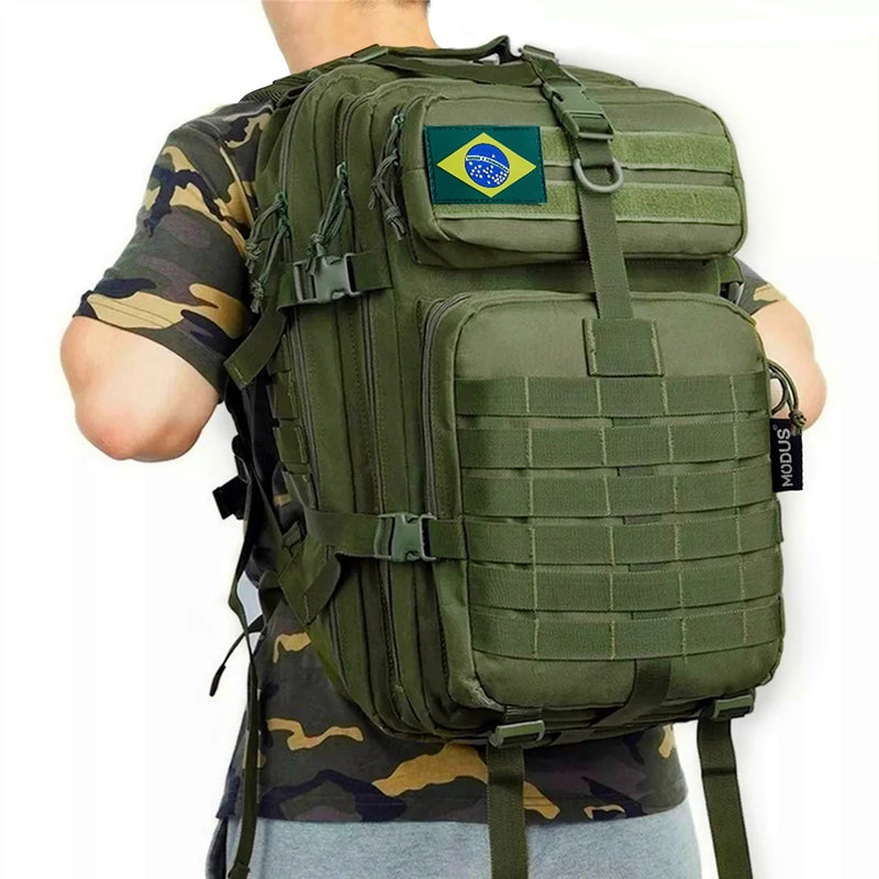 Mochila Tática Militar, Impermeável, 50L, Esportes, Acampamento, Caminhada, Trekking, Pesca, Caça, Assalto